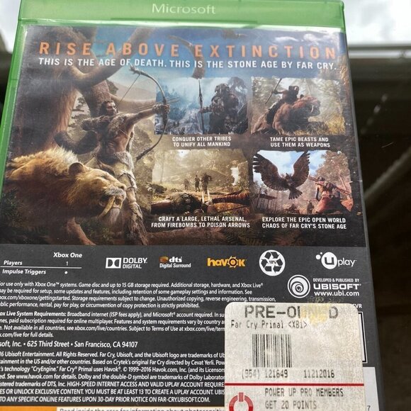 FARCRY PRIMAL XBOX ONE - Picture 3 of 3